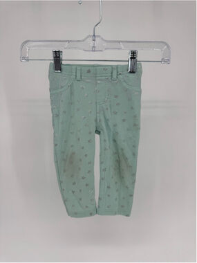 Baby Garanimals Leggings 12 Months Mint Green Silver Star Print